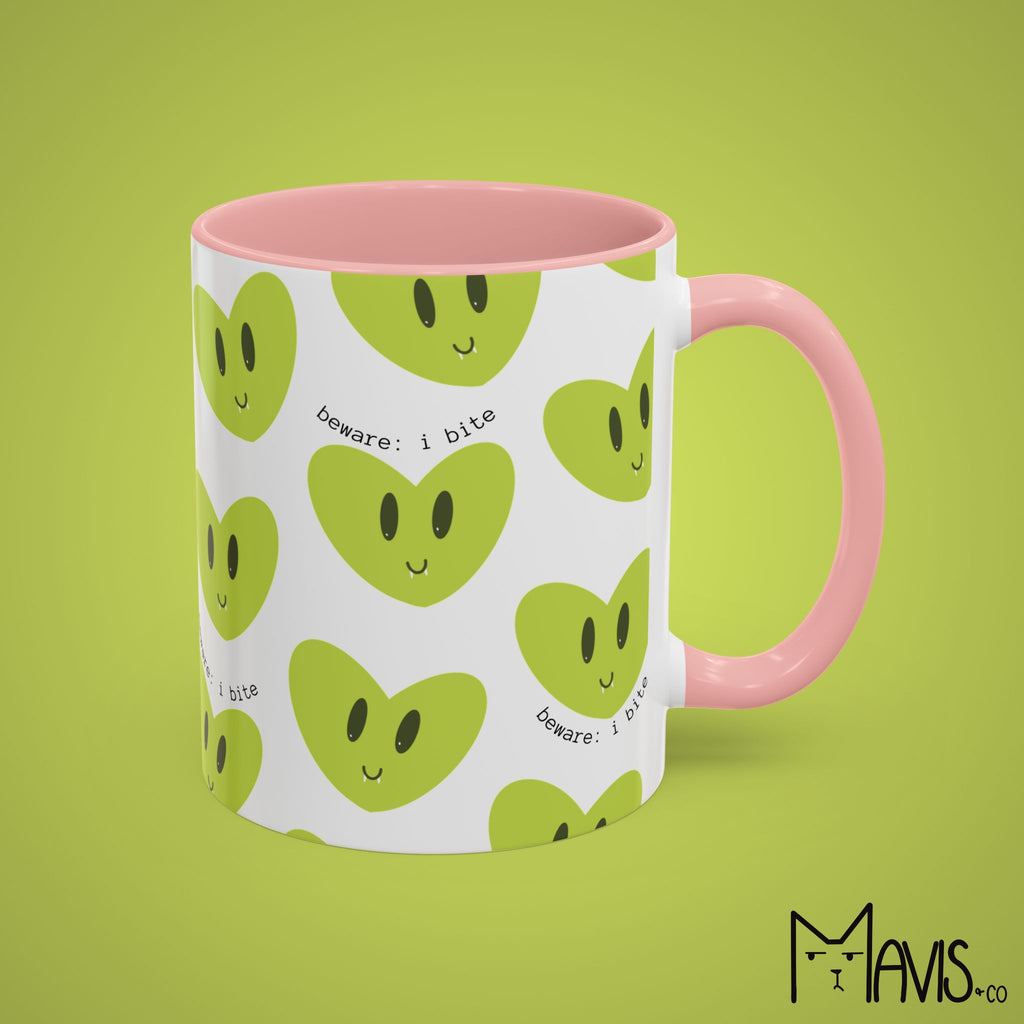 Beware I Bite Mug (11oz, 15oz) - 6 color options