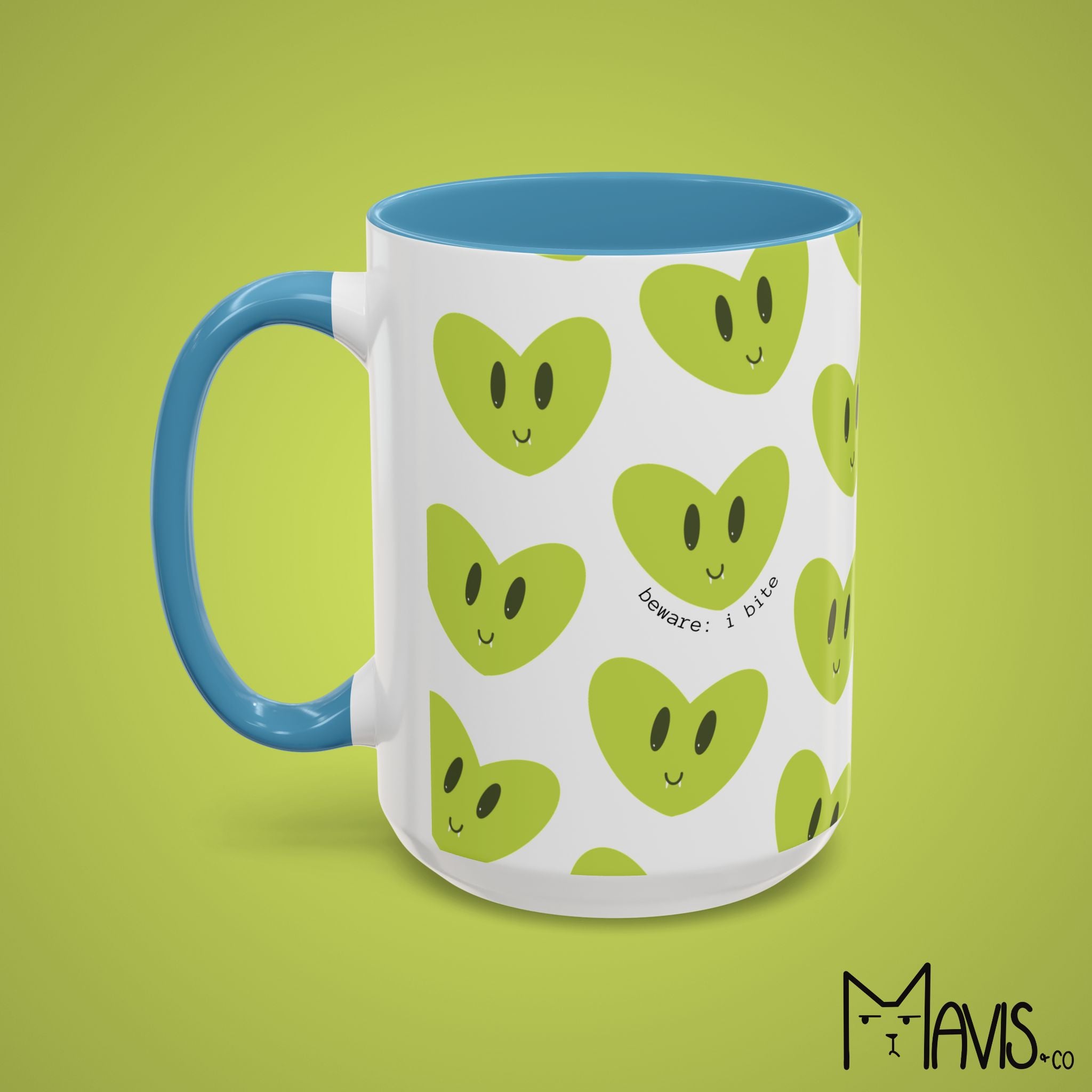 Beware I Bite Mug (11oz, 15oz) - 6 color options