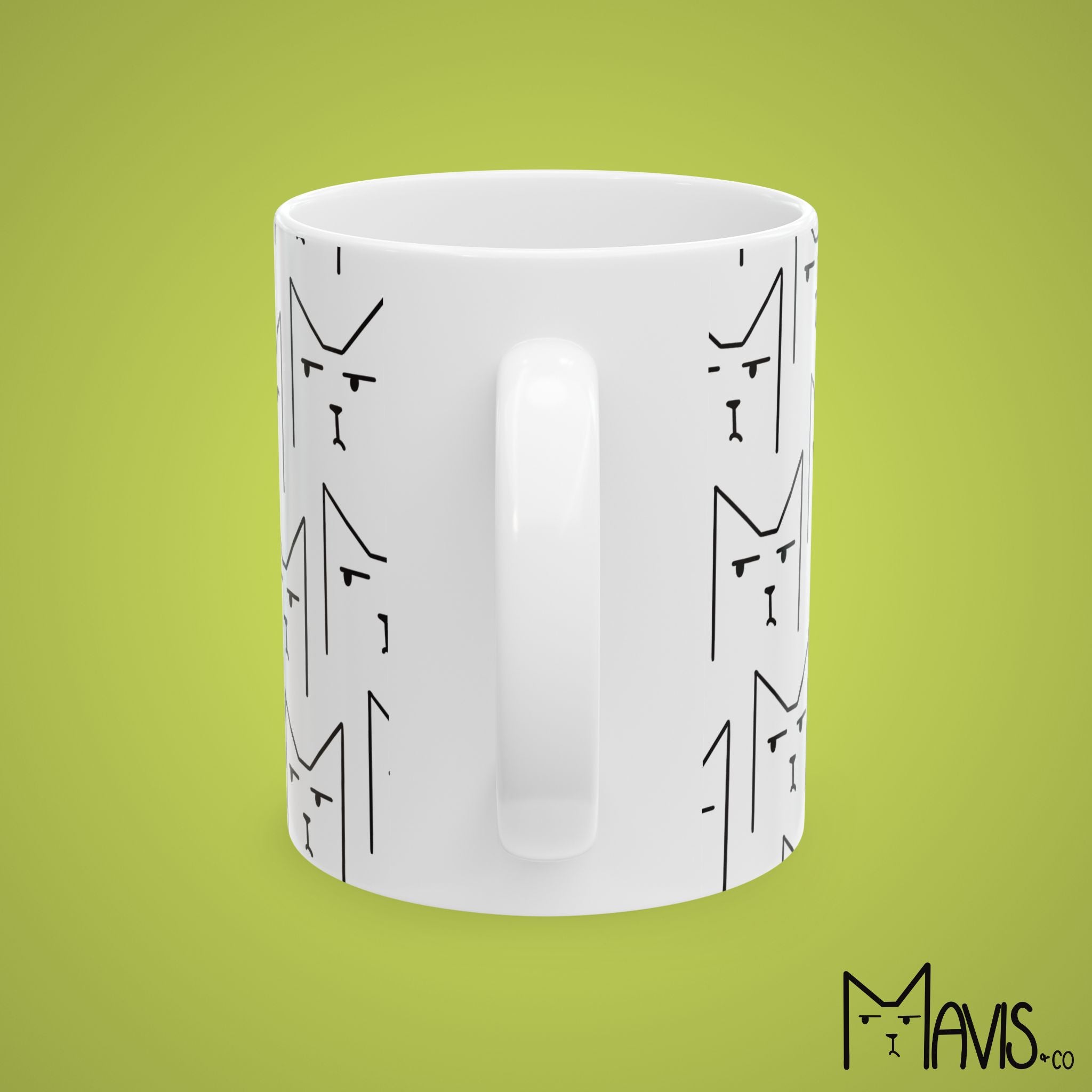 Grumpy Mavis Pattern Mug (11oz,15oz)