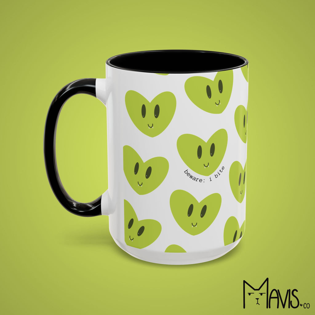 Beware I Bite Mug (11oz, 15oz) - 6 color options