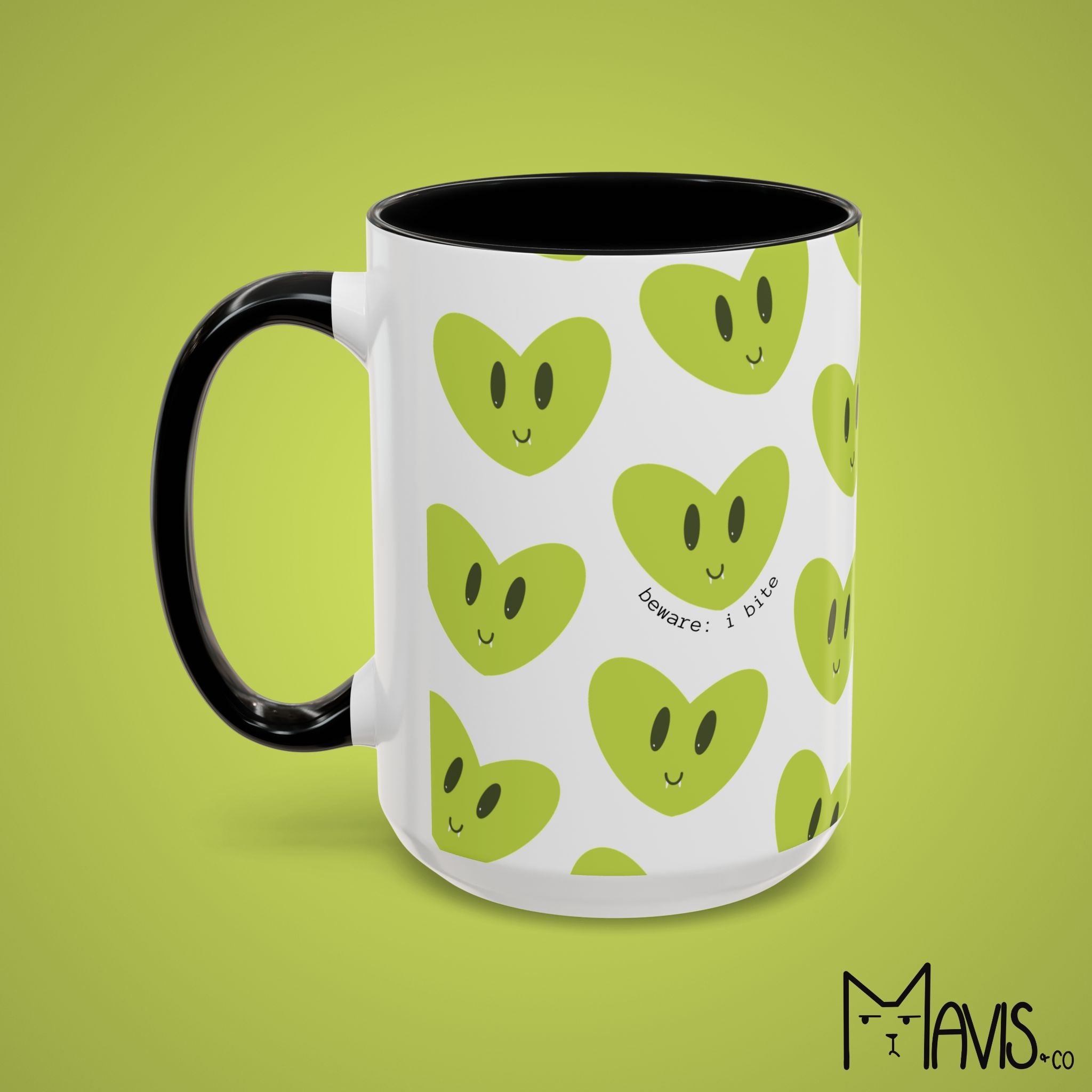 Beware I Bite Mug (11oz, 15oz) - 6 color options