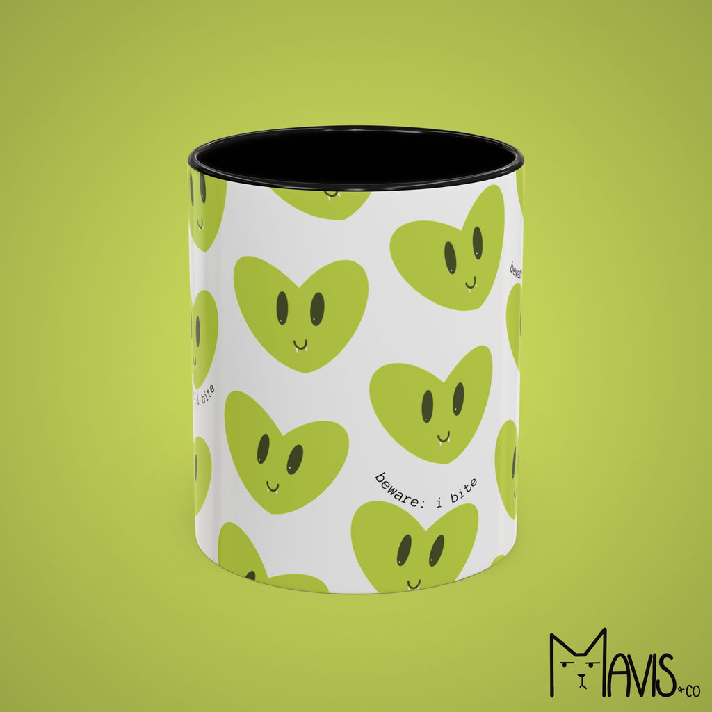Beware I Bite Mug (11oz, 15oz) - 6 color options