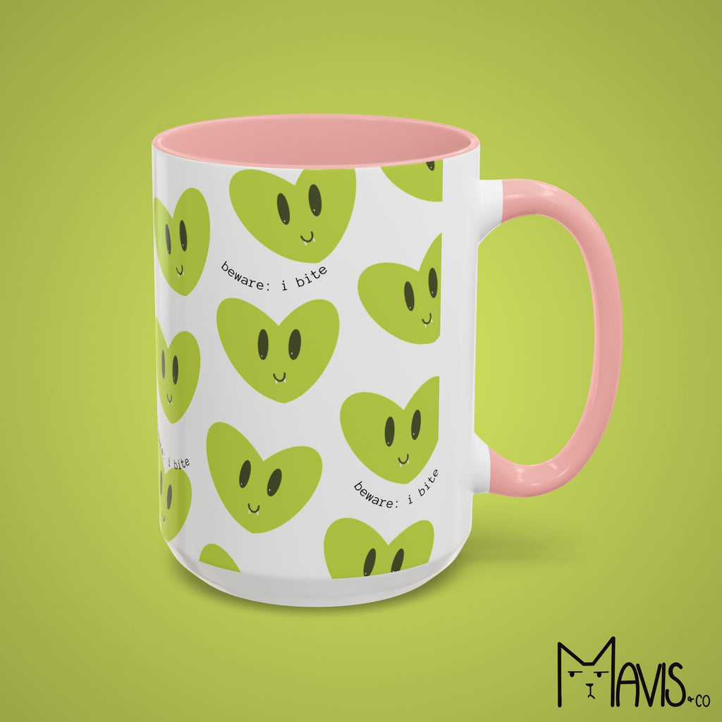 Beware I Bite Mug (11oz, 15oz) - 6 color options