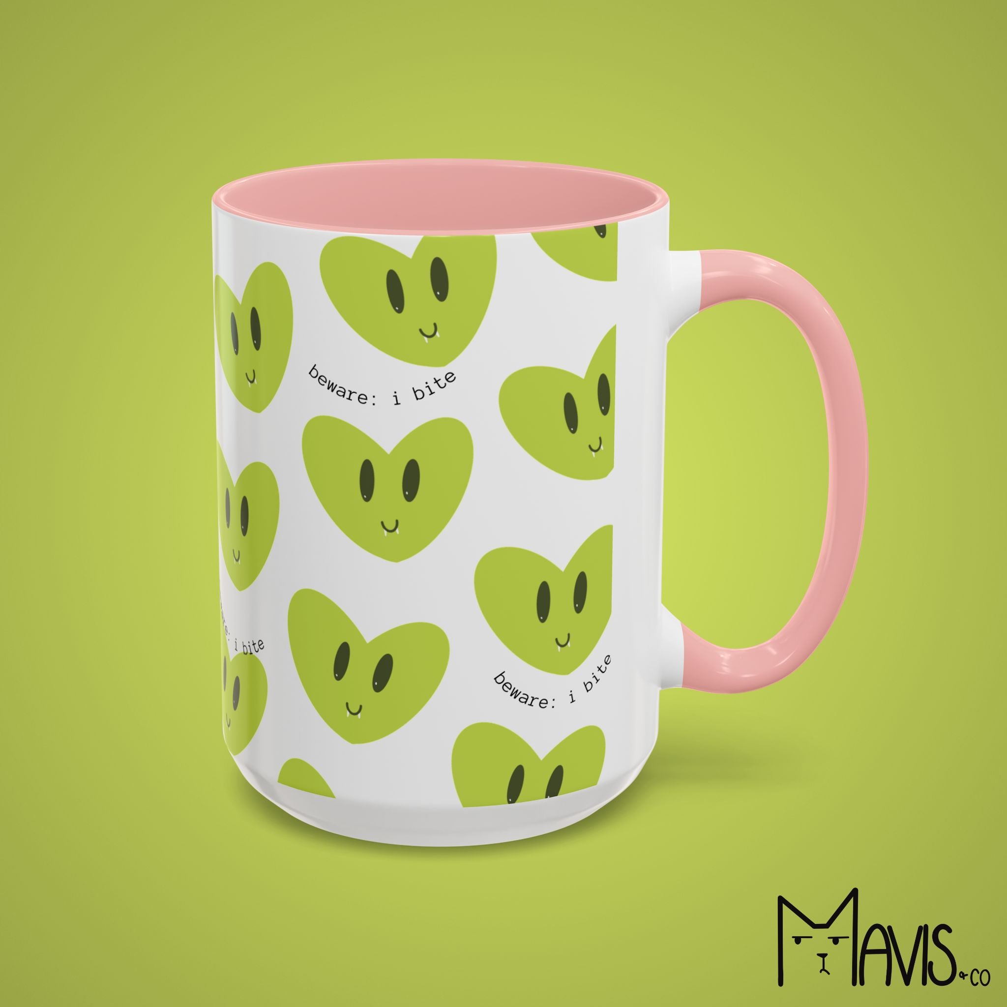 Beware I Bite Mug (11oz, 15oz) - 6 color options