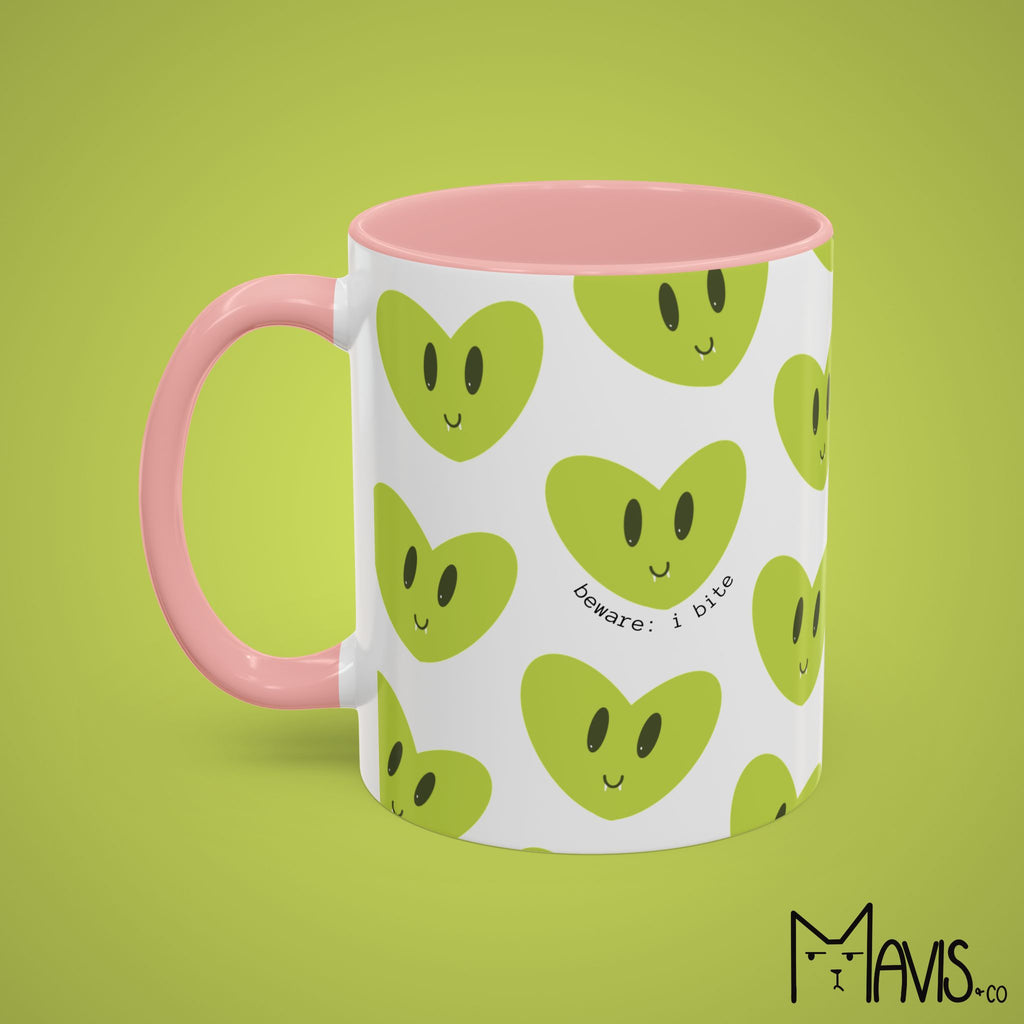 Beware I Bite Mug (11oz, 15oz) - 6 color options