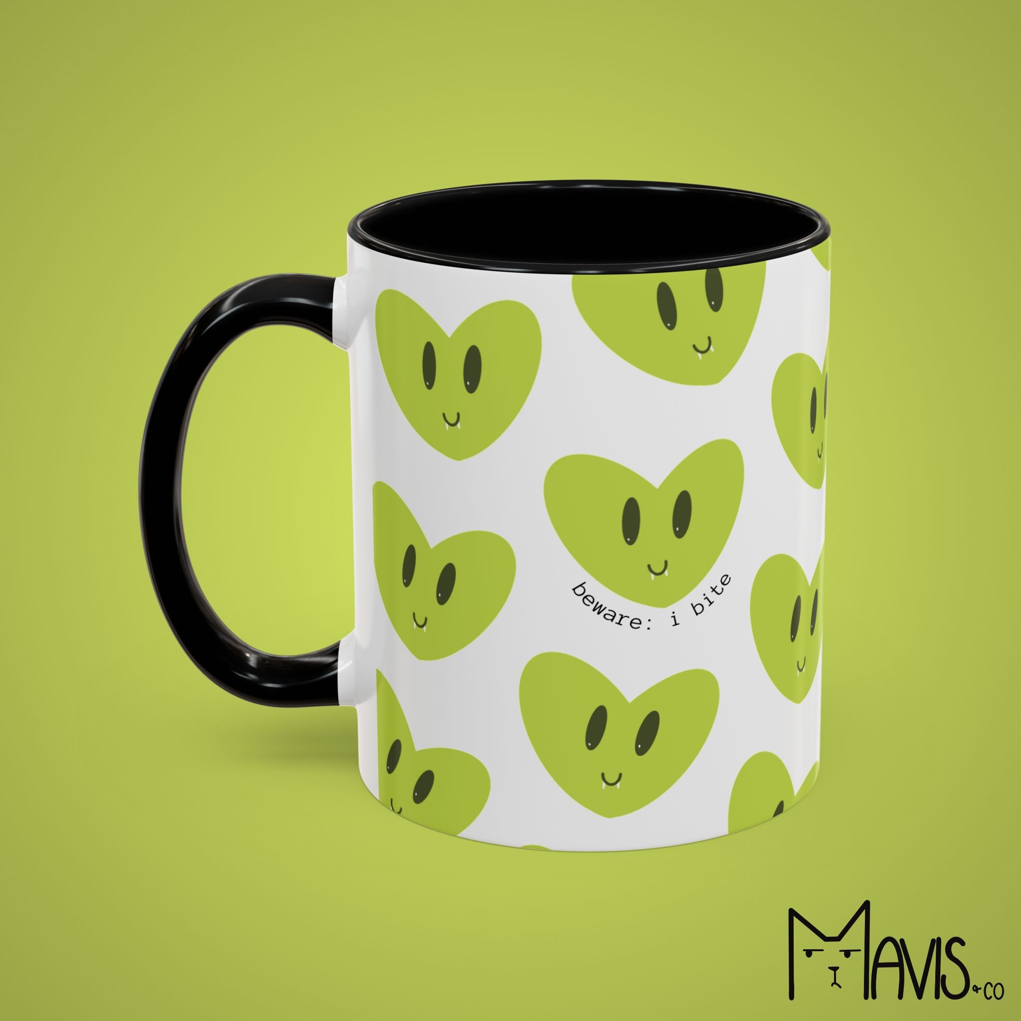 Beware I Bite Mug (11oz, 15oz) - 6 color options