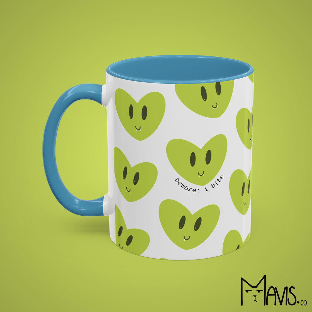 Beware I Bite Mug (11oz, 15oz) - 6 color options