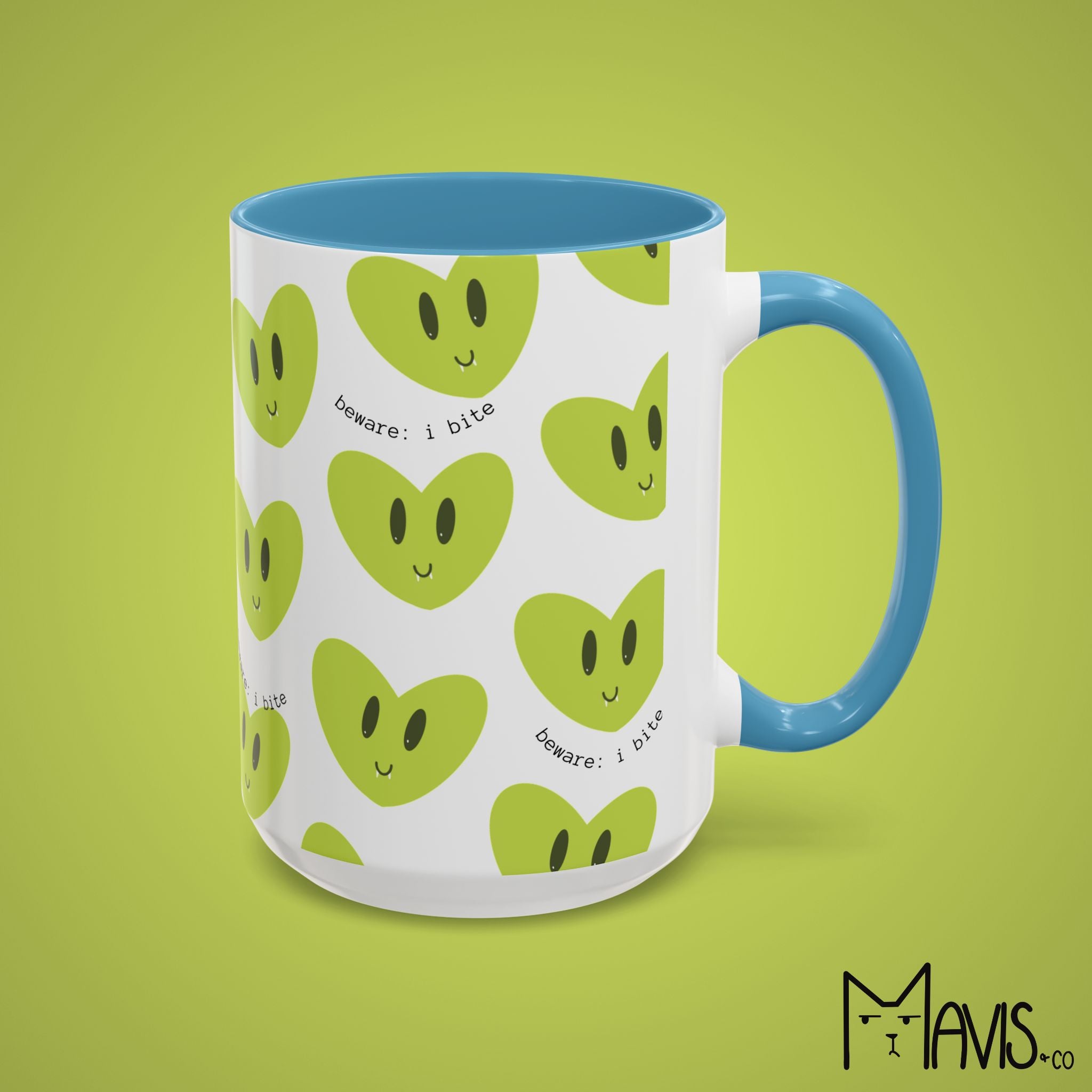 Beware I Bite Mug (11oz, 15oz) - 6 color options
