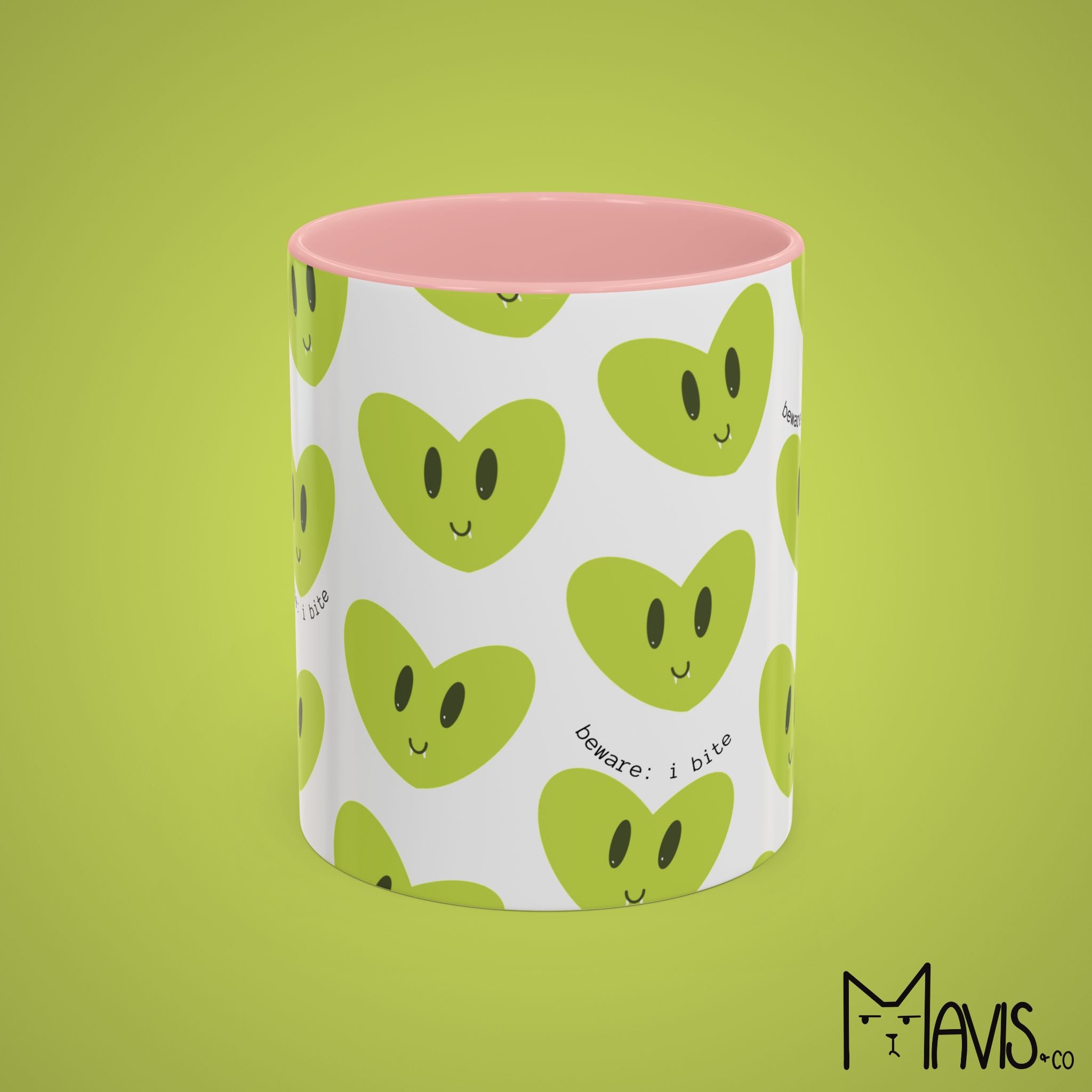 Beware I Bite Mug (11oz, 15oz) - 6 color options