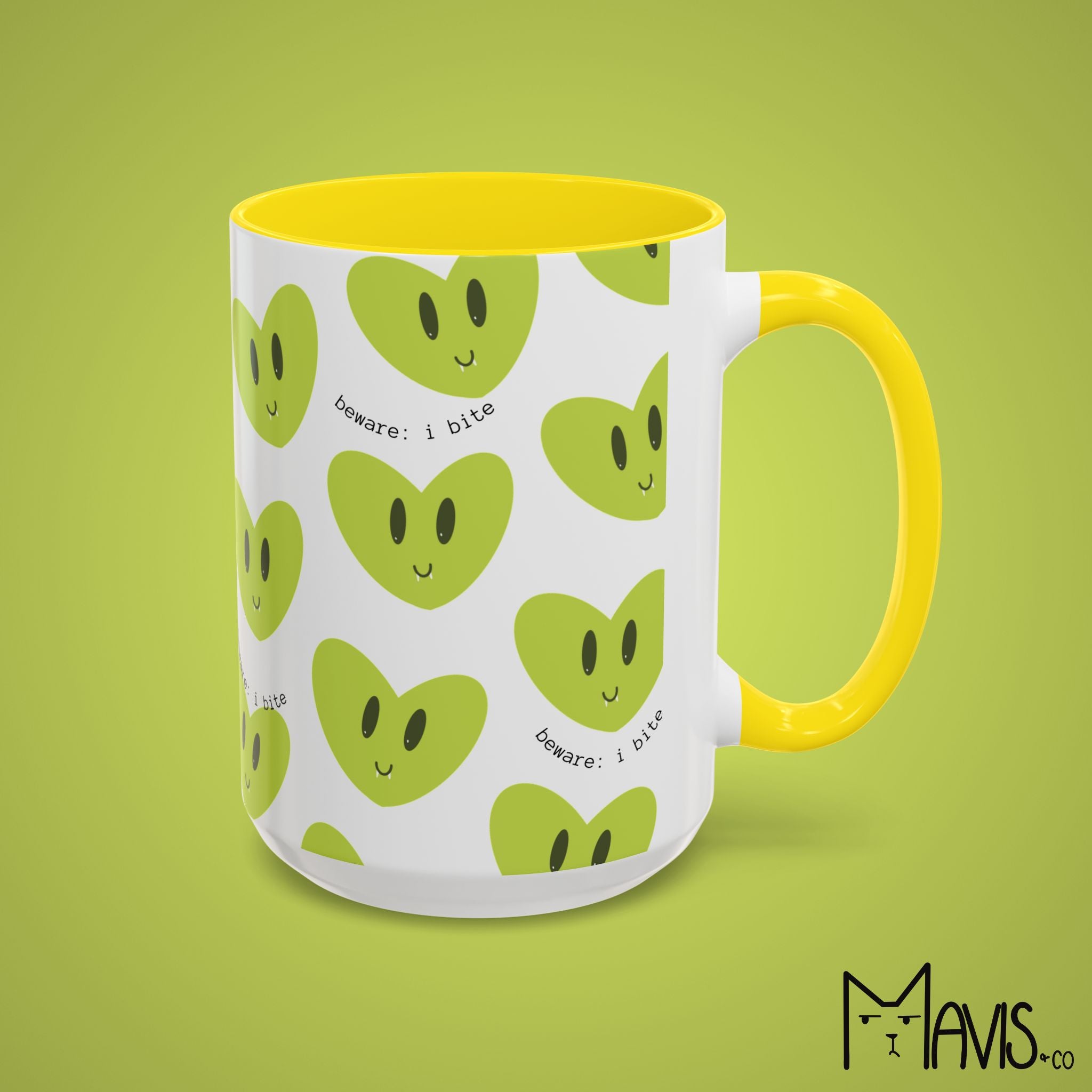 Beware I Bite Mug (11oz, 15oz) - 6 color options