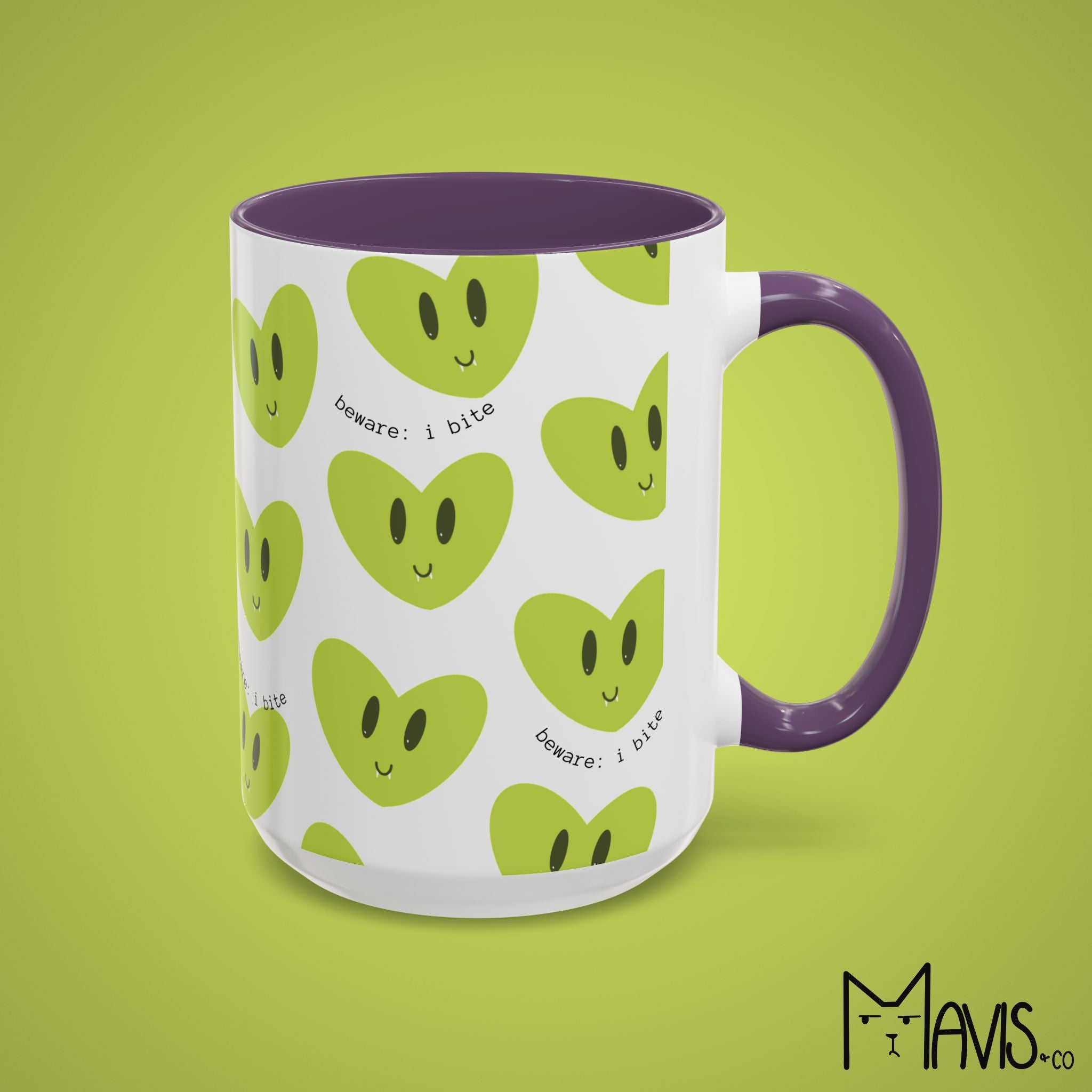 Beware I Bite Mug (11oz, 15oz) - 6 color options