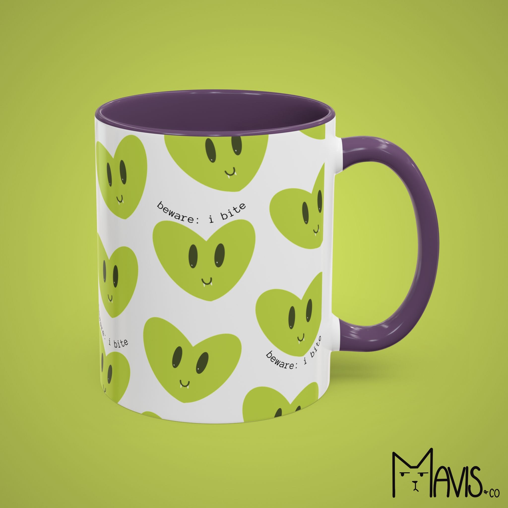 Beware I Bite Mug (11oz, 15oz) - 6 color options