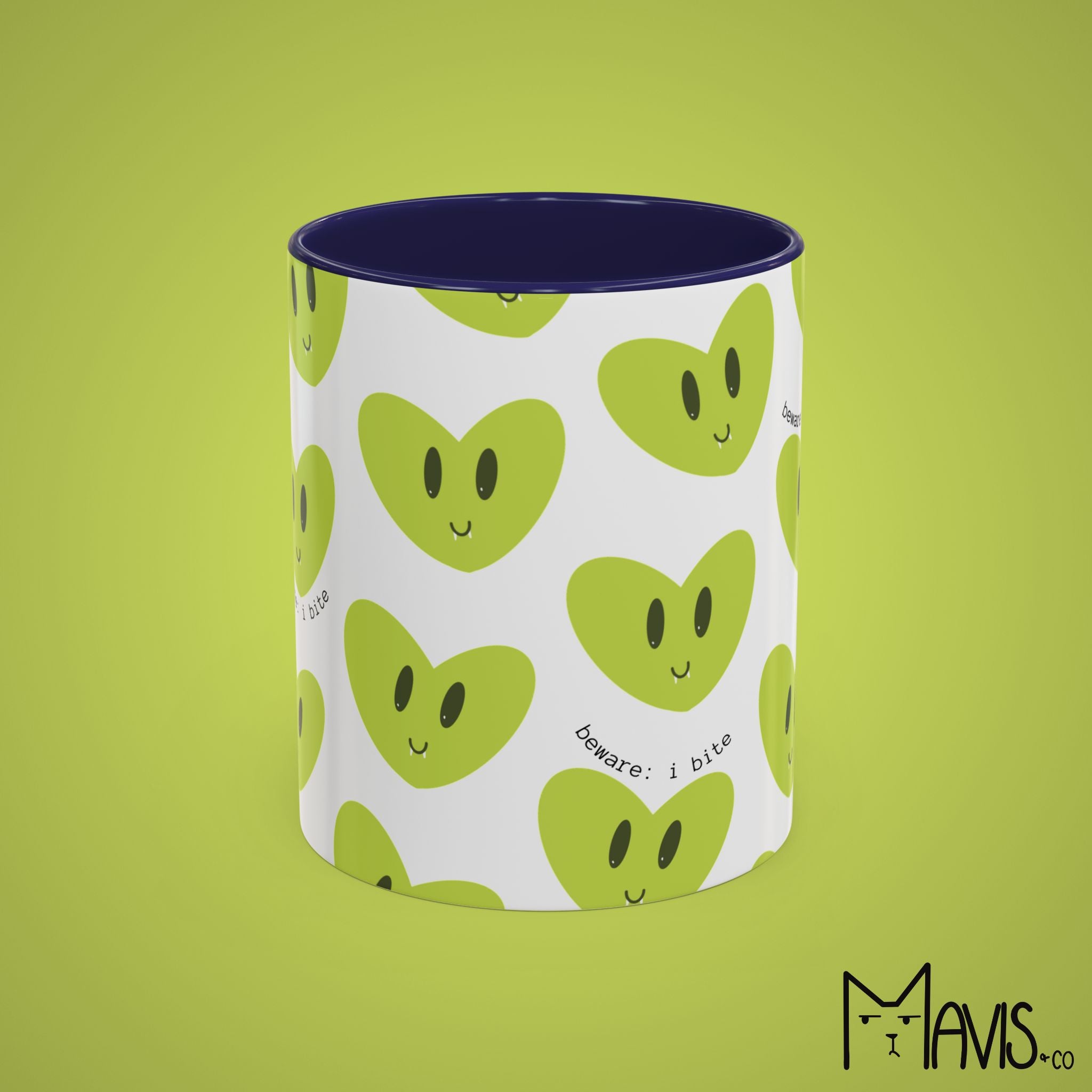 Beware I Bite Mug (11oz, 15oz) - 6 color options