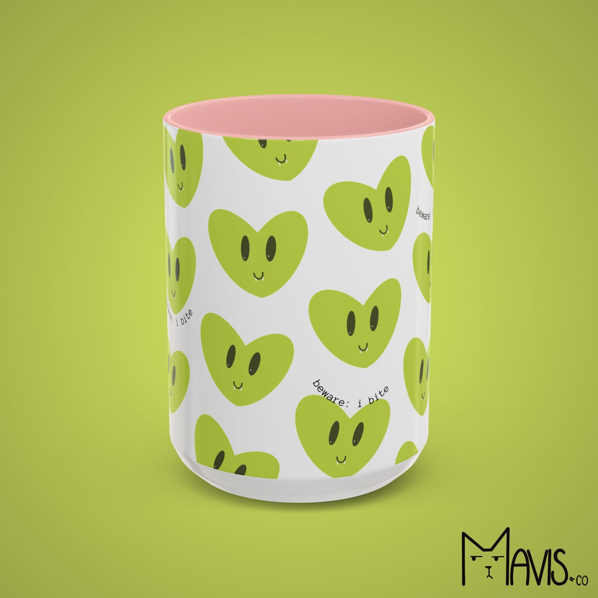 Beware I Bite Mug (11oz, 15oz) - 6 color options