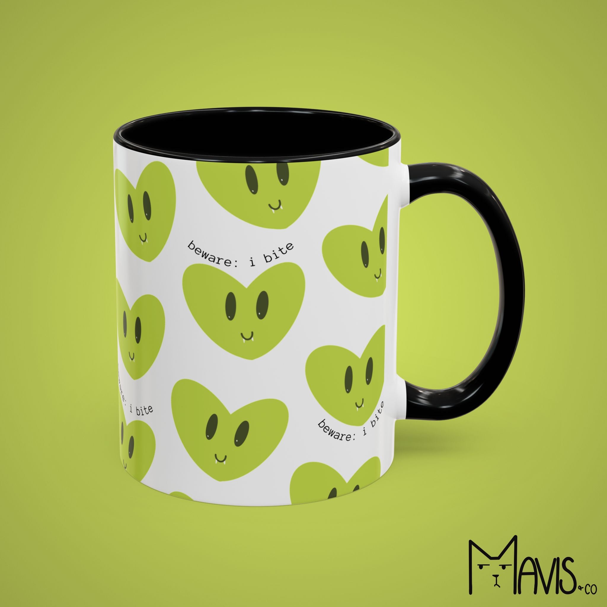 Beware I Bite Mug (11oz, 15oz) - 6 color options