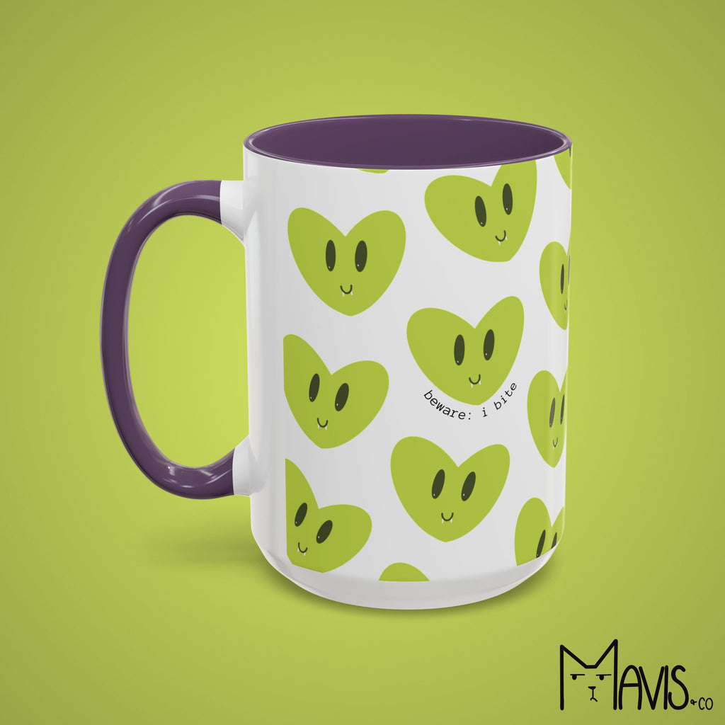 Beware I Bite Mug (11oz, 15oz) - 6 color options