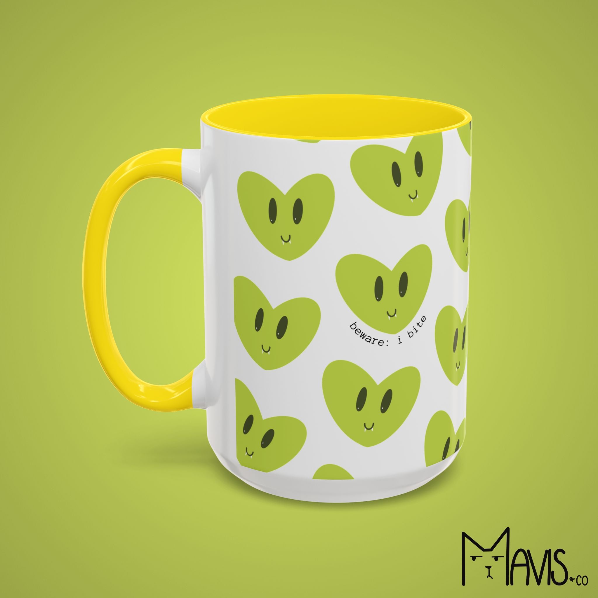 Beware I Bite Mug (11oz, 15oz) - 6 color options