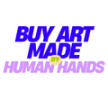 Buy Art Made by Human Hands Sticker