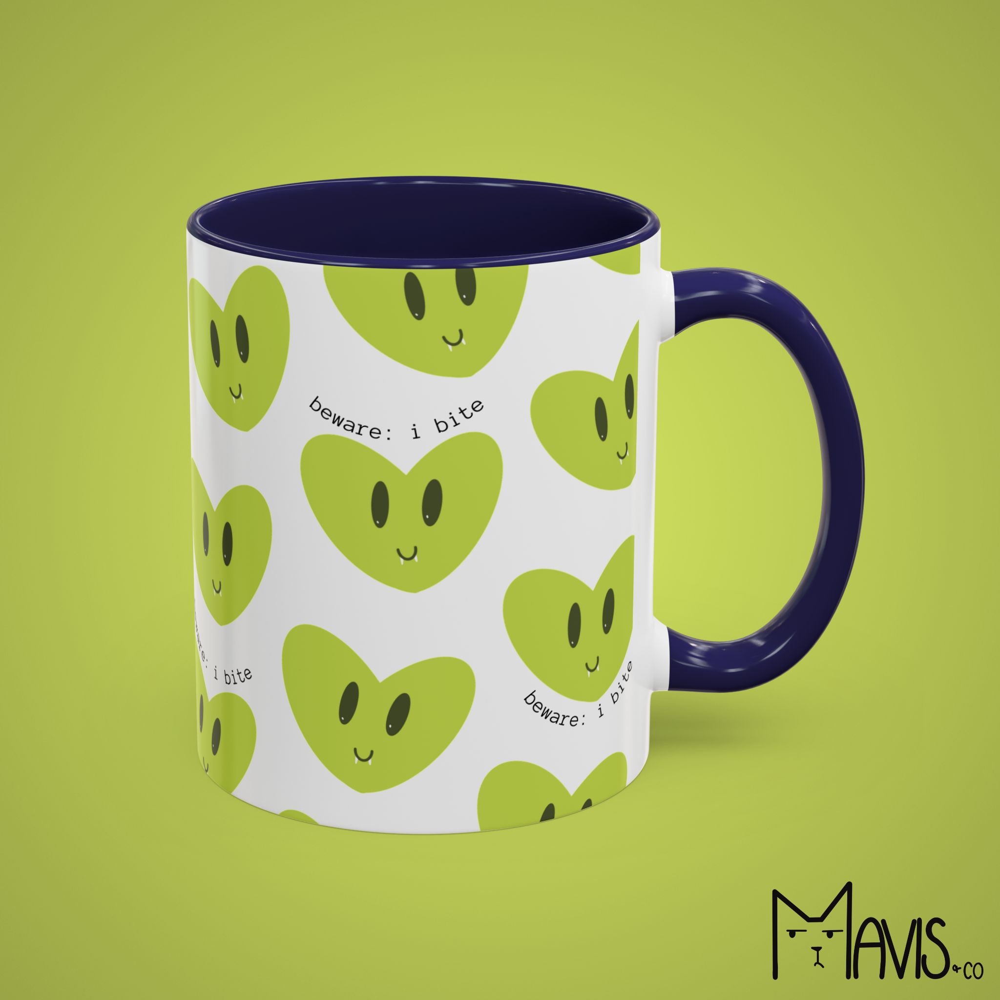 Beware I Bite Mug (11oz, 15oz) - 6 color options