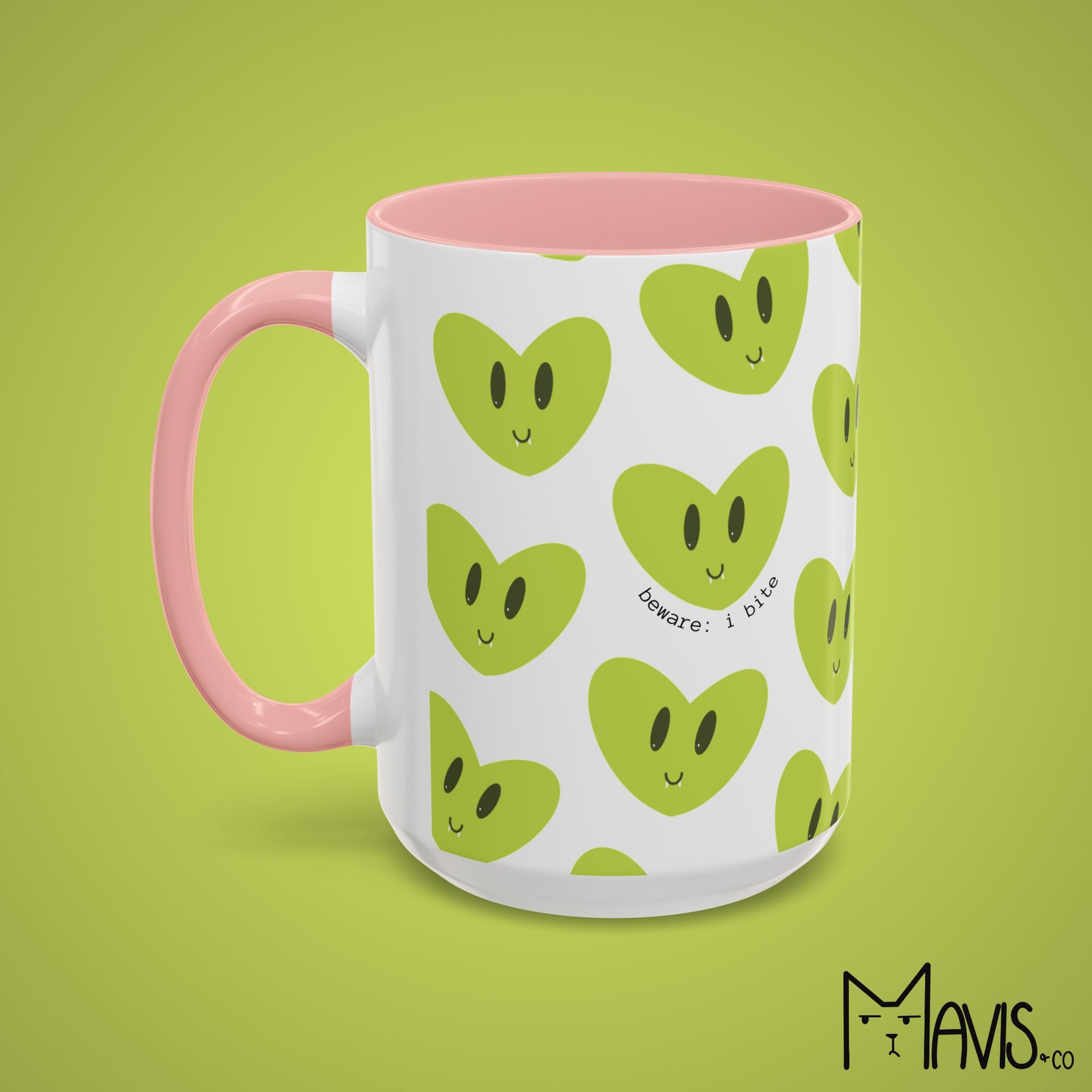Beware I Bite Mug (11oz, 15oz) - 6 color options