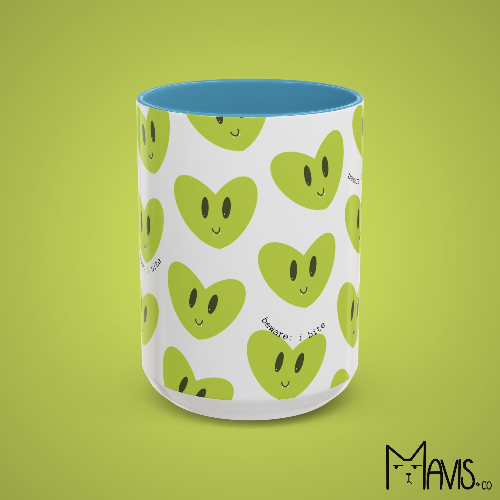 Beware I Bite Mug (11oz, 15oz) - 6 color options