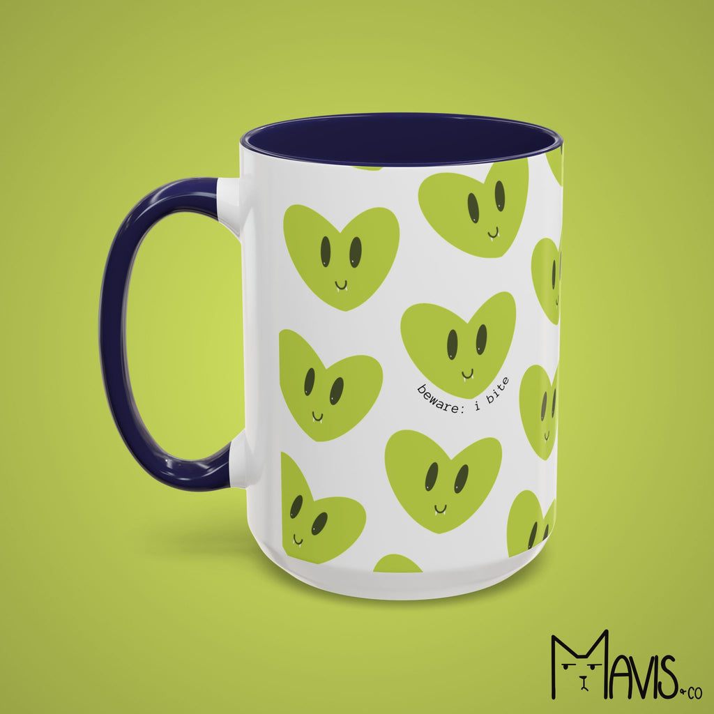 Beware I Bite Mug (11oz, 15oz) - 6 color options