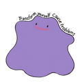 Transform Yourself, Cause Problems Purple Blob Sticker