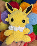 Electric Fox Friend- Handmade Crochet Plush