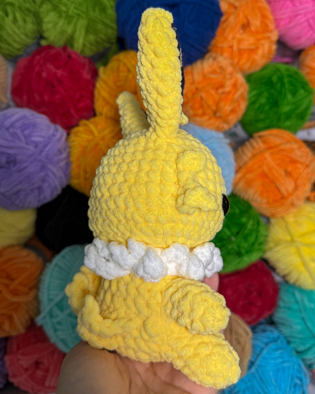 Electric Fox Friend- Handmade Crochet Plush
