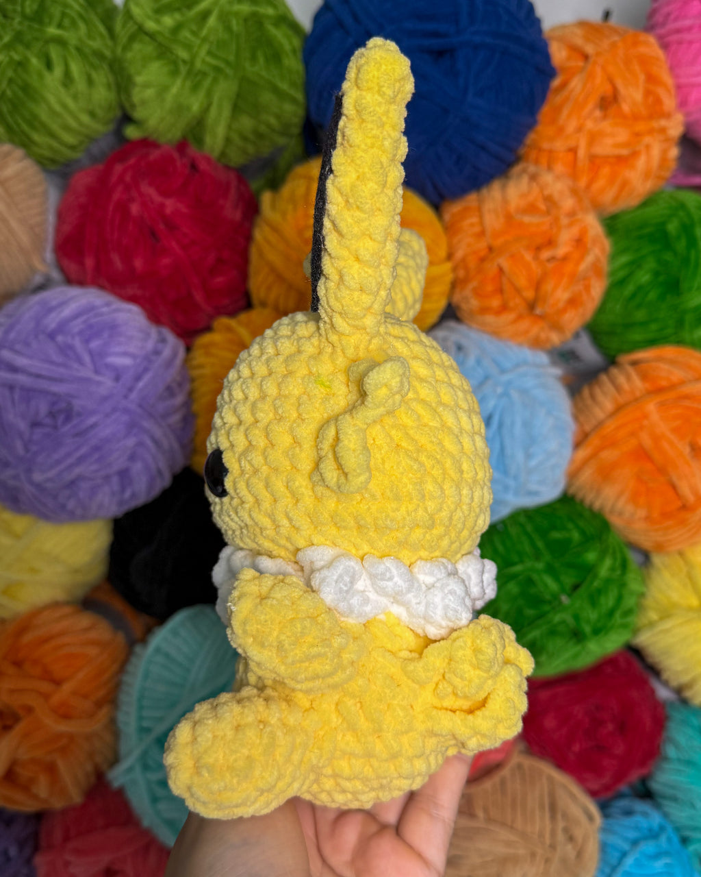 Electric Fox Friend- Handmade Crochet Plush