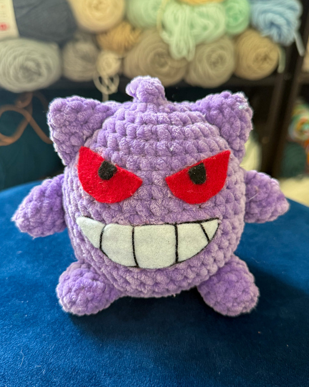 Purple Ghost Friend- Handmade Crochet Plush