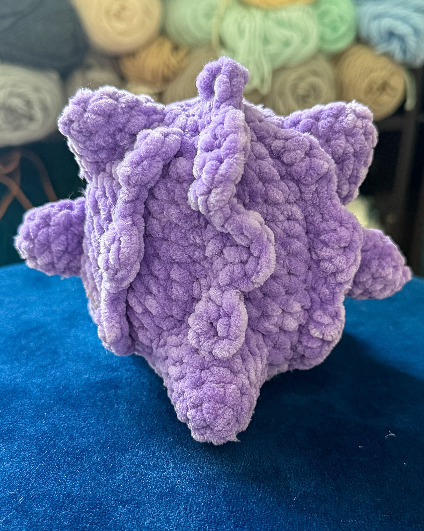 Purple Ghost Friend- Handmade Crochet Plush