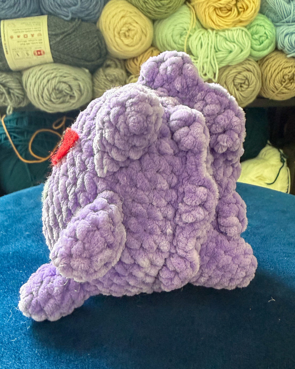 Purple Ghost Friend- Handmade Crochet Plush