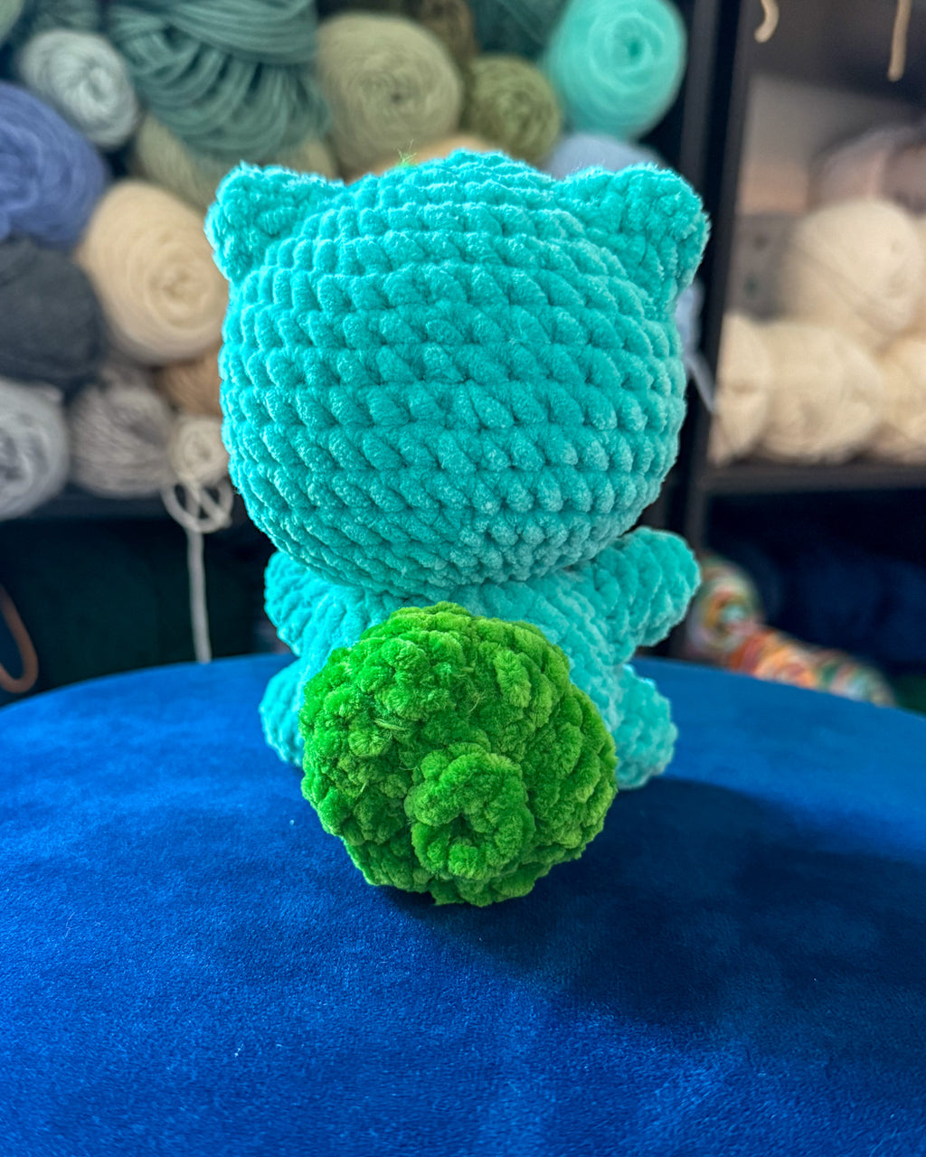 Garden Bulb Dino Friend - Handmade Crochet Plush
