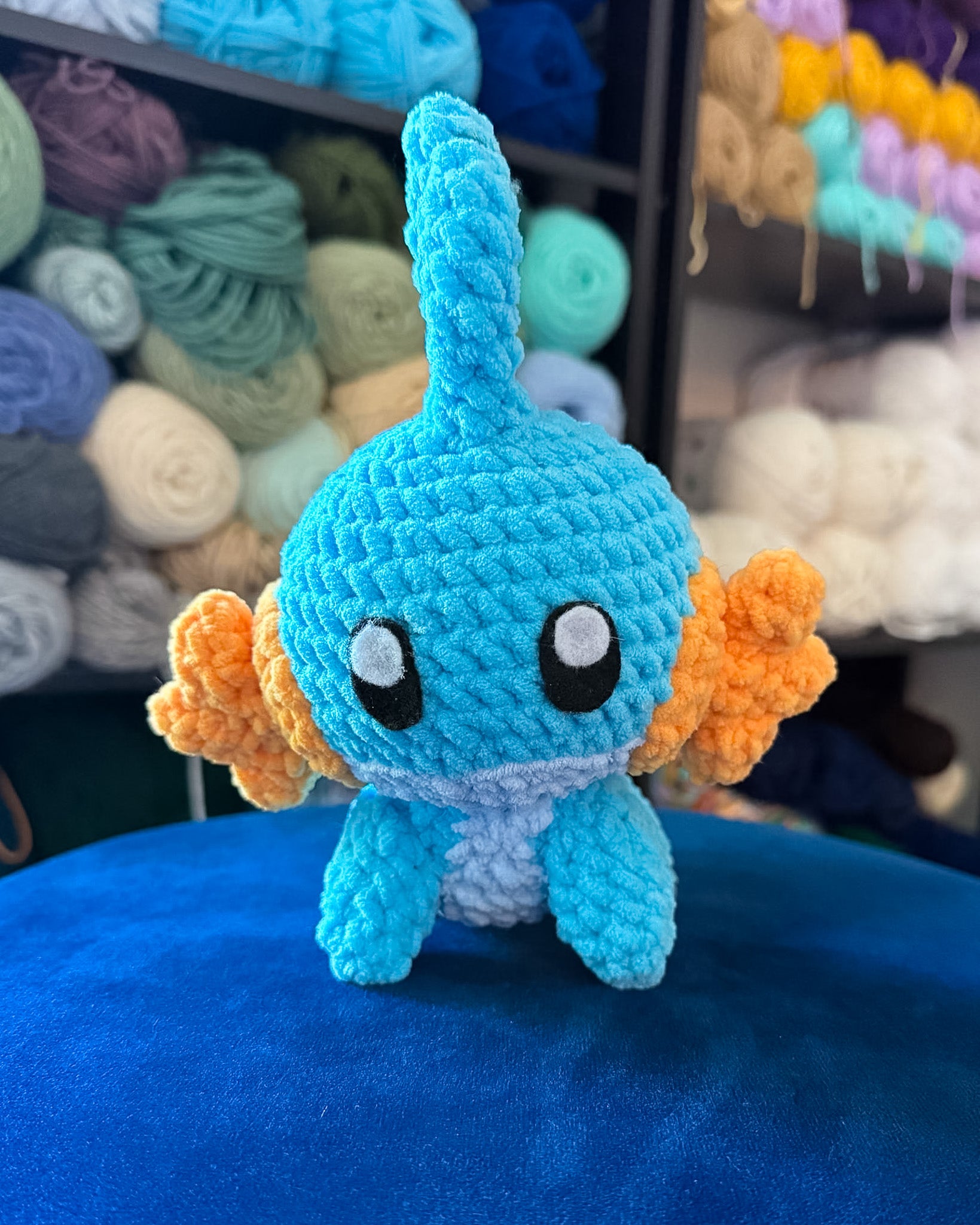 Mudpuppy Friend- Handmade Crochet Plush
