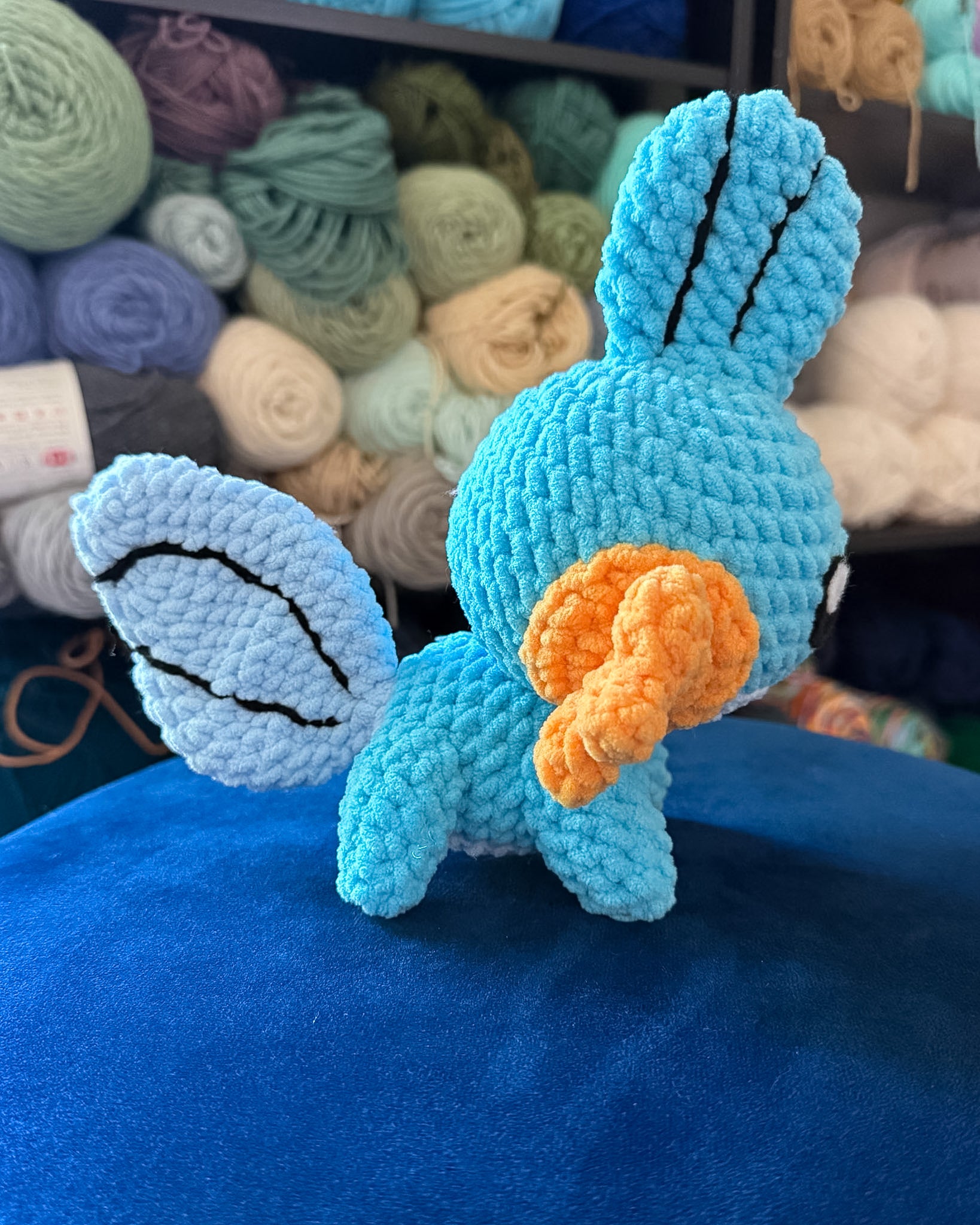 Mudpuppy Friend- Handmade Crochet Plush