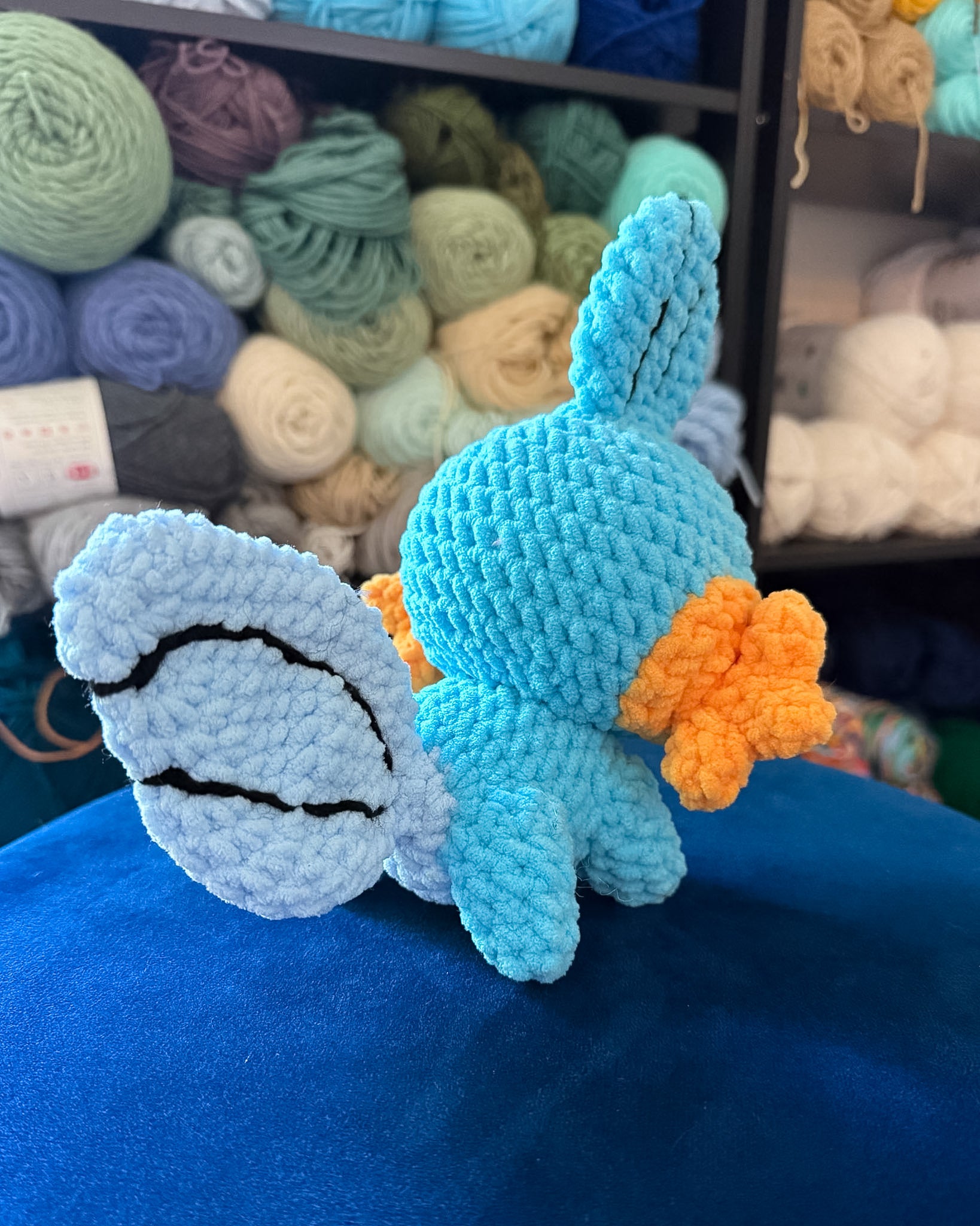 Mudpuppy Friend- Handmade Crochet Plush