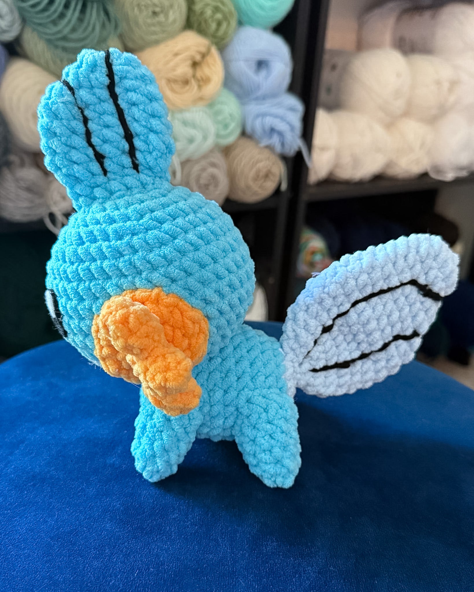 Mudpuppy Friend- Handmade Crochet Plush