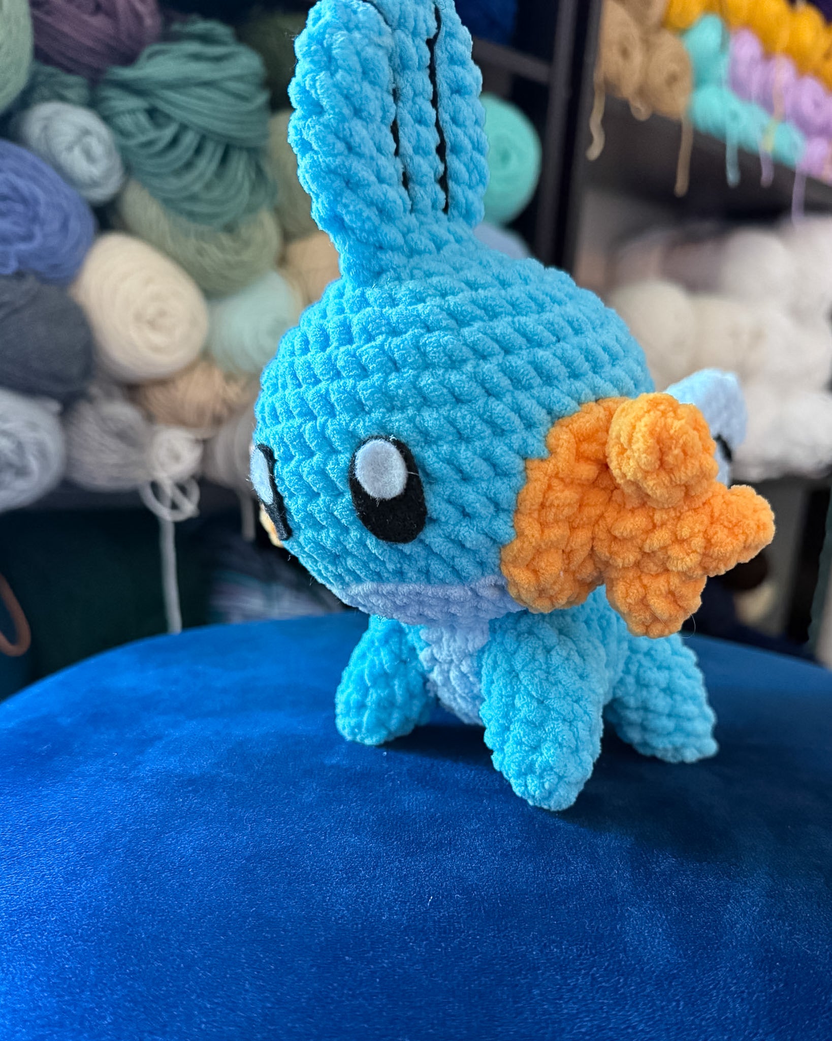Mudpuppy Friend- Handmade Crochet Plush