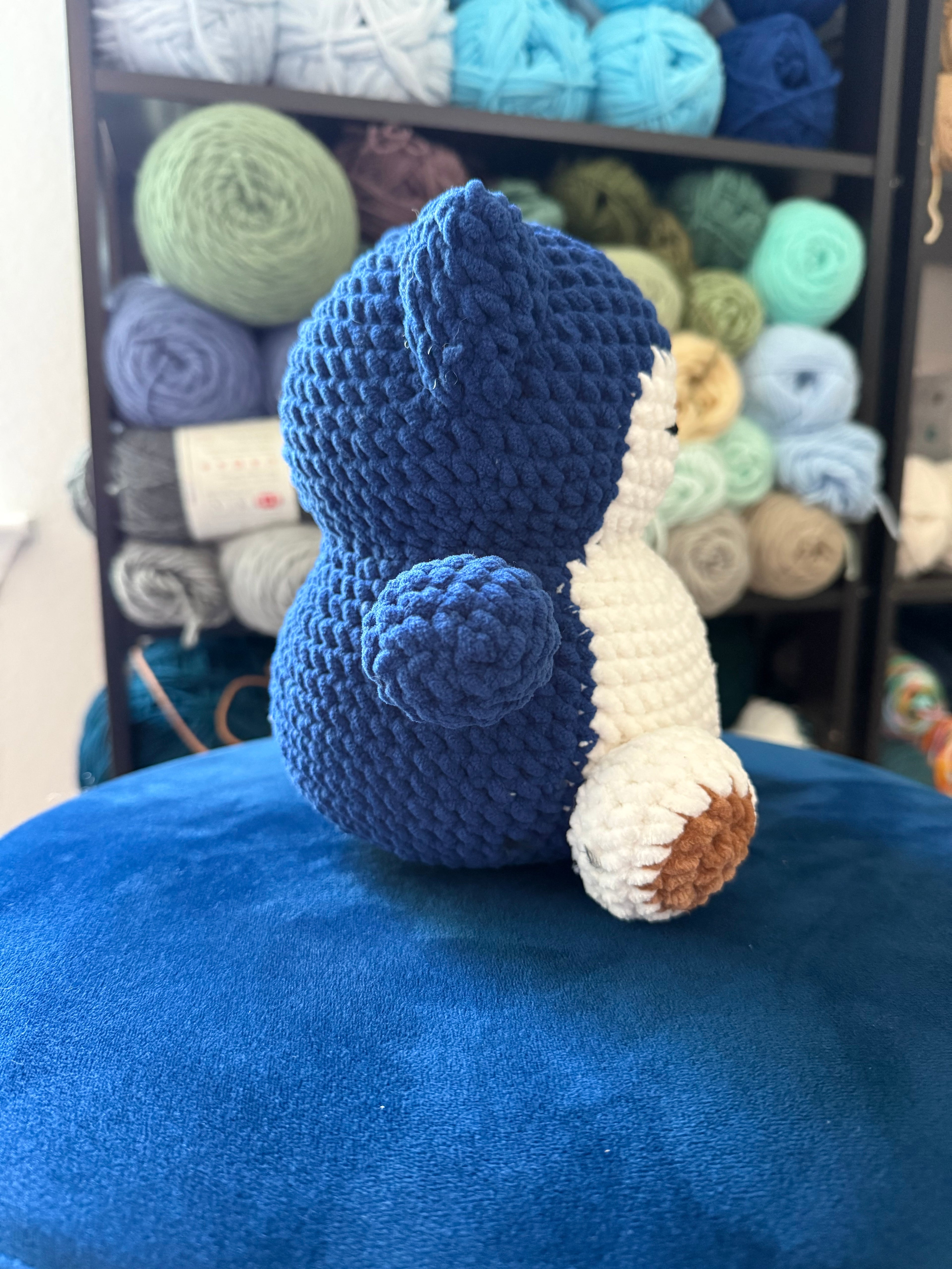 The Sleepiest Friend in the World- Handmade Crochet Plush