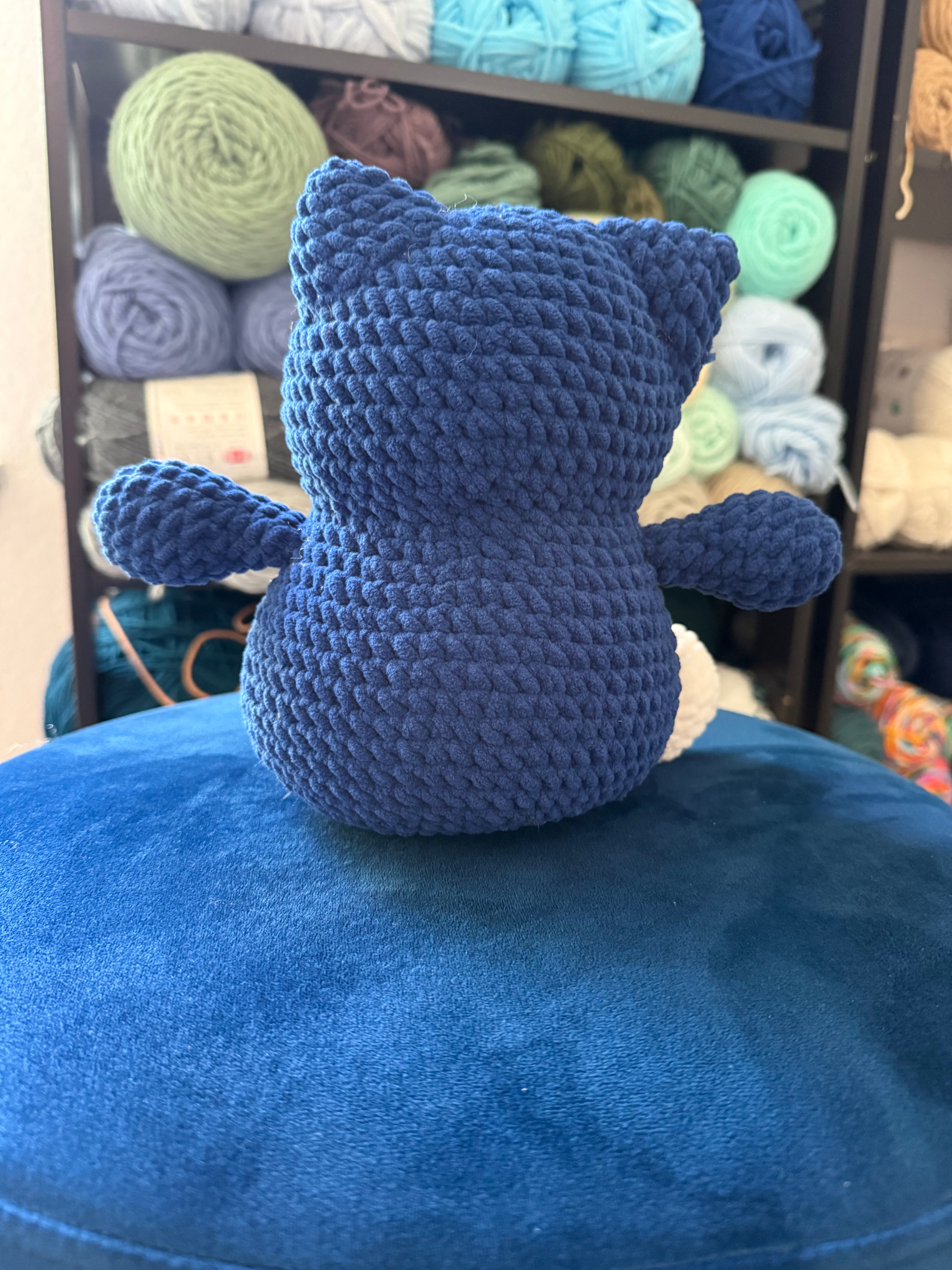The Sleepiest Friend in the World- Handmade Crochet Plush