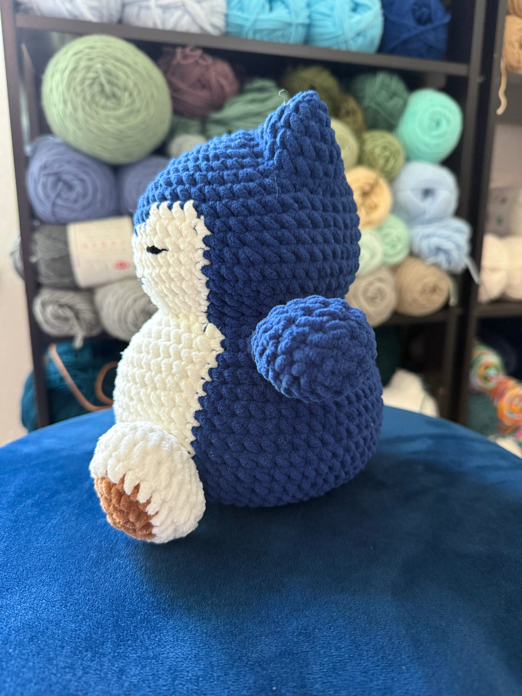 The Sleepiest Friend in the World- Handmade Crochet Plush