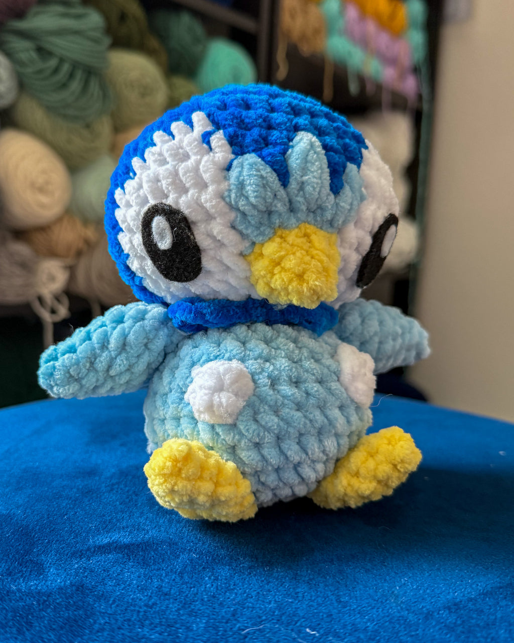 Cute Blue Penguin Friend- Handmade Crochet Plush