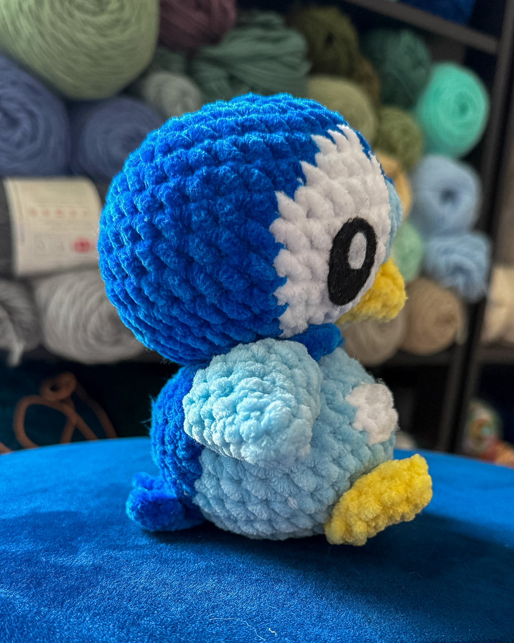 Cute Blue Penguin Friend- Handmade Crochet Plush