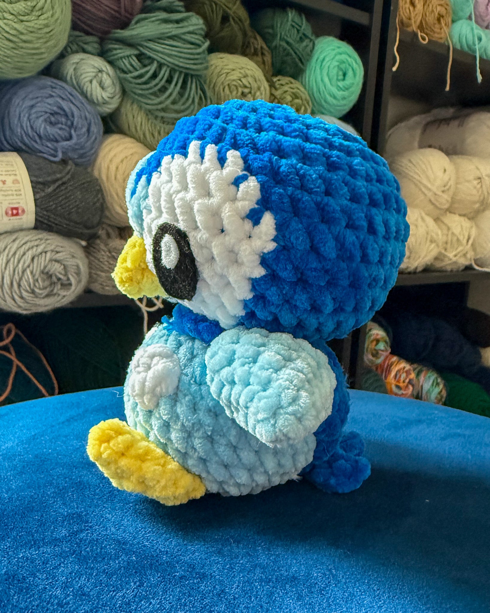 Cute Blue Penguin Friend- Handmade Crochet Plush
