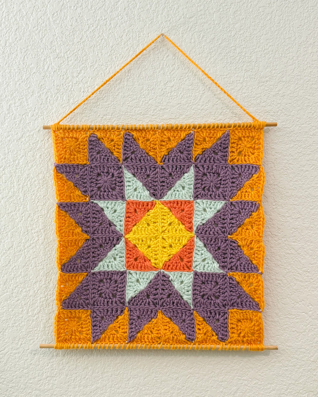 Bursting Star Wall Hanging